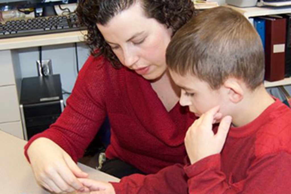 Amy e seu paciente Gio