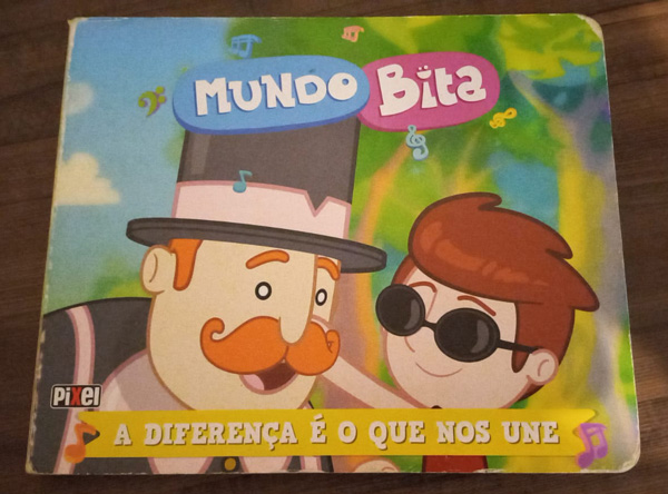Capa do livro Mundo Bita "A diferença é o que nos une"