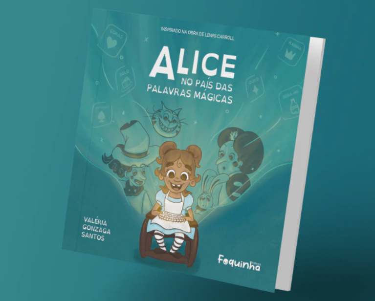 Foto da capa do livro Alice no País das Palavras Mágicas
