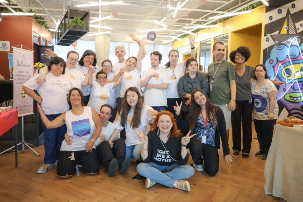 Foto do grupo de empreendedores Transformar é incluir