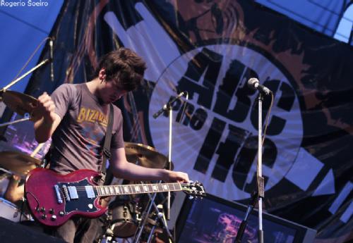 Foto do palco do festival